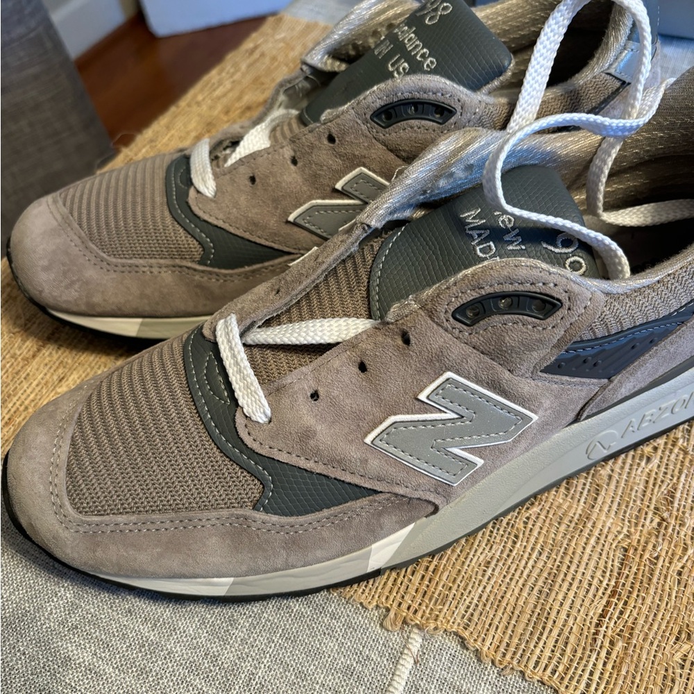 New Balance Men's 998 NWT Gray Sneakers